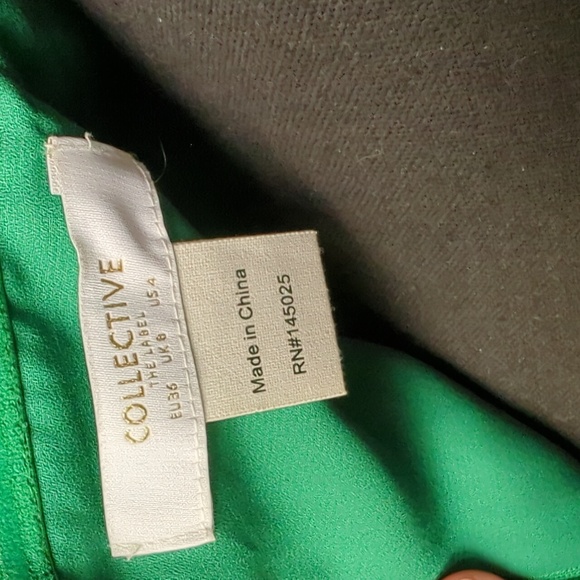 ASOS Collective the Label exclusive plunge structured puffball mini dress - Picture 2 of 12